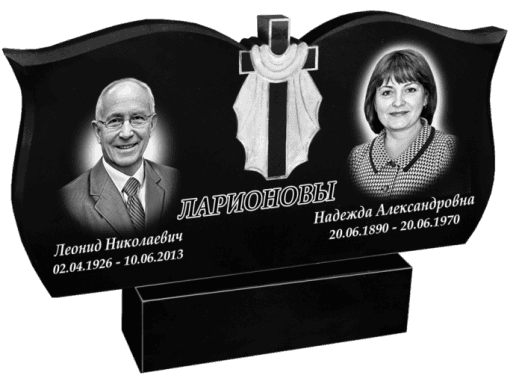 Monument dublu din granit VS226